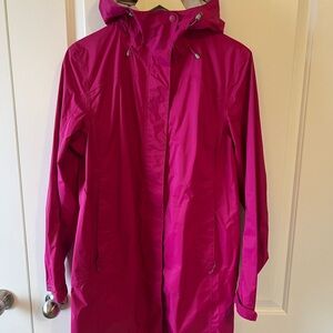 L.L. Bean Women's Vibrant Fuschia Rain Jacket